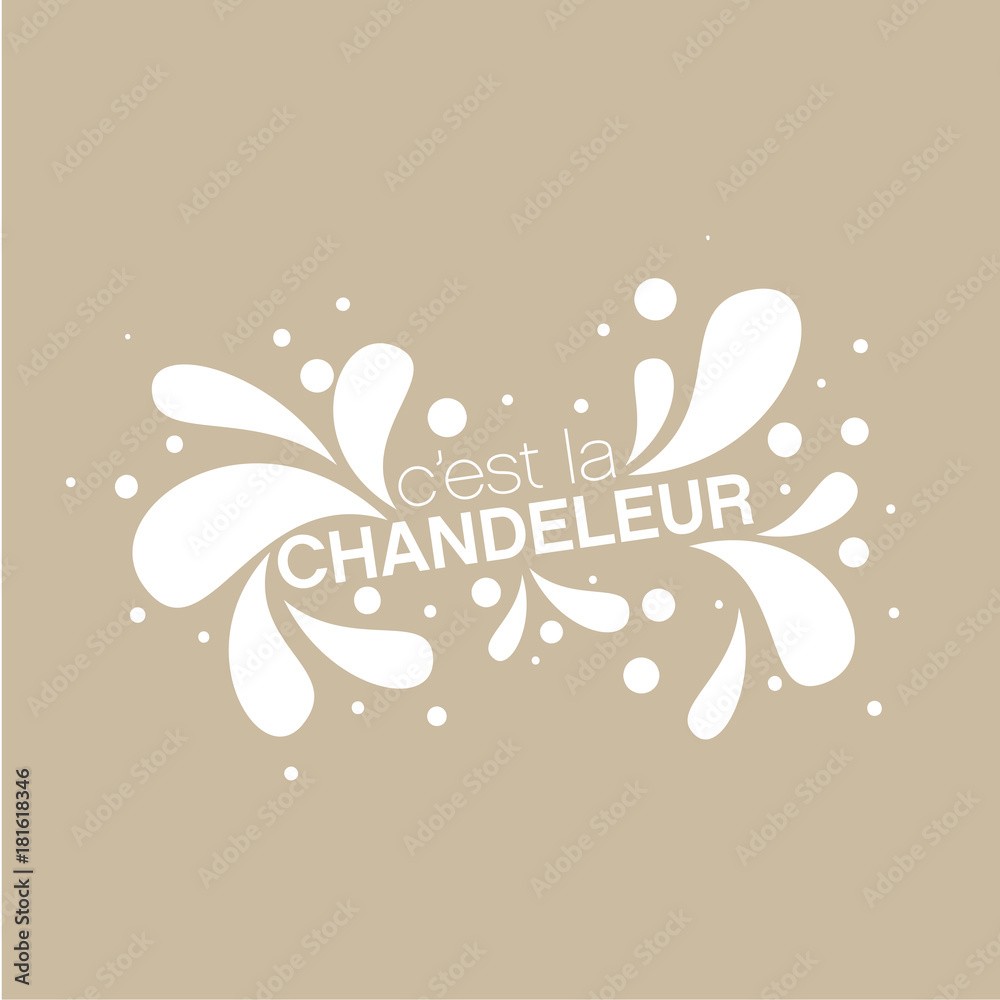 Sticker c'est la chandeleur