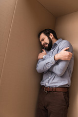depressed crying man