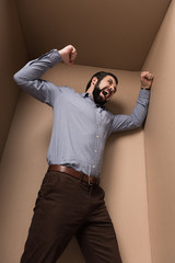 yelling angry man