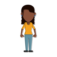 Woman tourist avatar