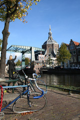 Fototapeta premium The Dutch city of Leiden