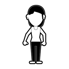 Woman tourist avatar