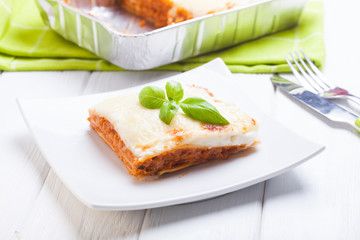Classic lasagna bolognese