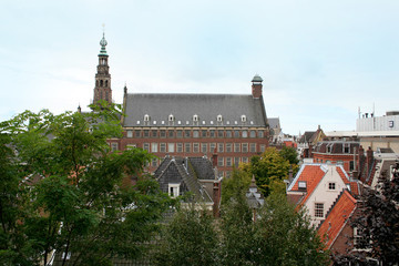 Obraz premium The Dutch city of Leiden