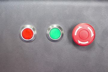 On ,Off, and emergency stop button