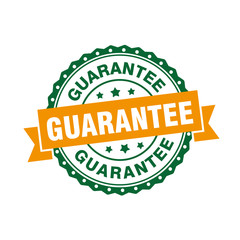 guarantee sign label stamp