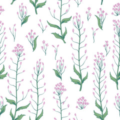 Floral seamless pattern. Flower background. Flourish wallpaper with flowers.