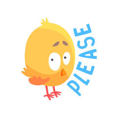 Obraz premium Funny cartoon comic chicken vector Illustration