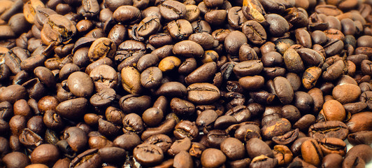Roasted coffee beans