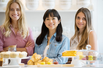 Bakery owners, portrait
