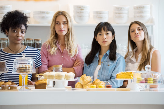 Bakery owners, portrait