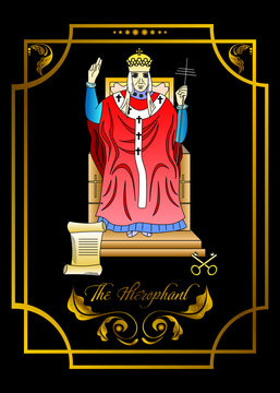 the hierophant card