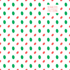 Christmas ornament for wrapping paper. Seamless vector pattern.