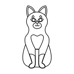 Cute cat cartoon