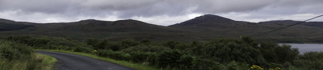 Fototapeta premium seaside hills panorama