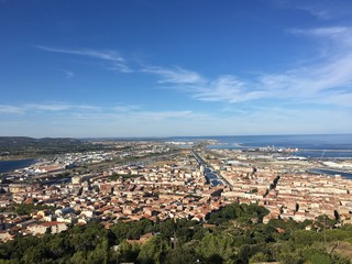 Panorama sur la ville de Sète