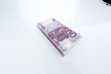 five hundred euro bills