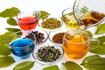 綺麗になるハーブティー　Beautifully made herbal tea