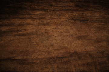 Old grunge dark textured wooden background,The surface of the old brown wood texture