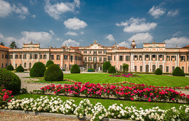 Public gardens of Estense Palace, in Varese