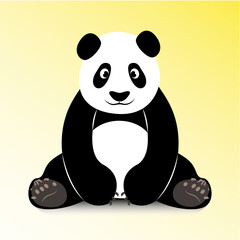 Fototapety  Cute cartoon panda