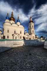 Obraz premium Sophia - Uspensky Cathedral near Tobolsk Kremlin, Russia