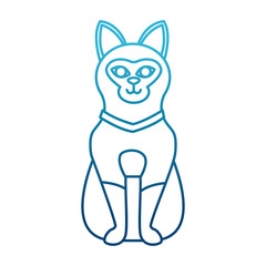 Obraz premium Cute cat cartoon icon vector illustration graphic design