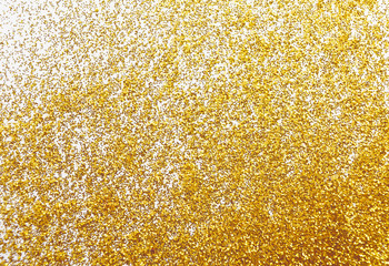 Golden glitter texture abstract background.