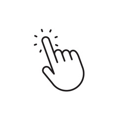 Hand click icon