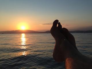 Coucher de Soleil sur Imperia