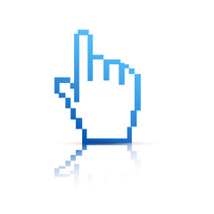 manina, internet, web, cliccare © xyz+