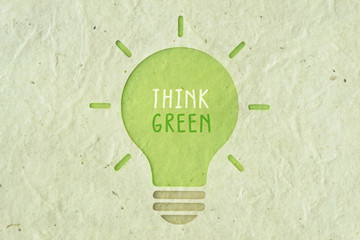 Think green - Ecology concept