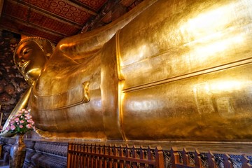 Fototapeta premium The Buddha image is one of the longest Buddhist practices.