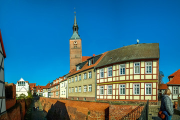 Tangermünde Altstadt mit St Stephan 