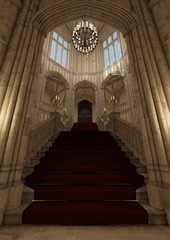 Fototapeta premium 3D Rendering Fairy Tale Castle