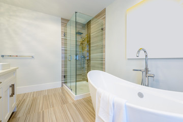 Fragment of a luxury bathroom