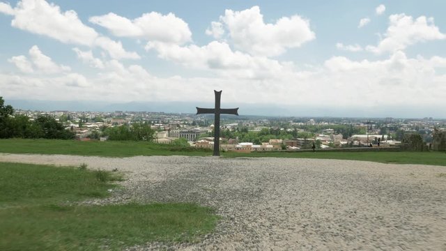 Cross of the temple Bagrati - Georgia, Kutaisi