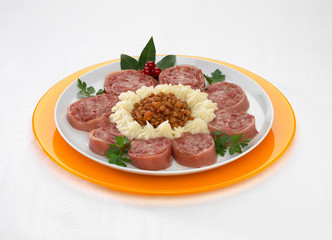 Zampone con purea di patate e lenticchie © Studio Gi