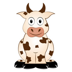 Isolated cow icon