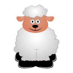 Isolated sheep icon