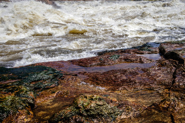 The power of the Murchison Falls, also known as Kabalega Falls, is a waterfall between Lake Kyoga and Lake Albert on the White Nile River in Uganda. Currently threaten by oil drilling at lake Albert 