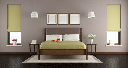 Modern master bedroom