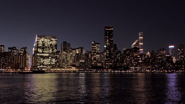 Manhattan Skyline after sunset