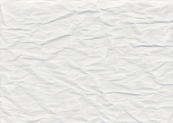 Retro white paper folded texture background