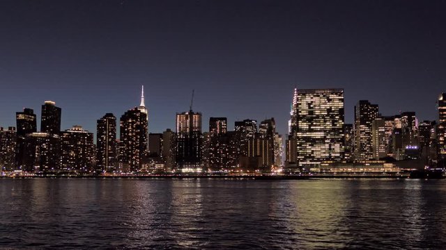 Manhattan Skyline at night