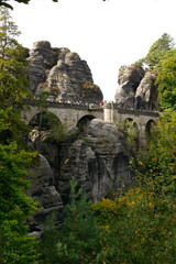 Fototapeta na wymiar Bastei Sächsische Schweiz