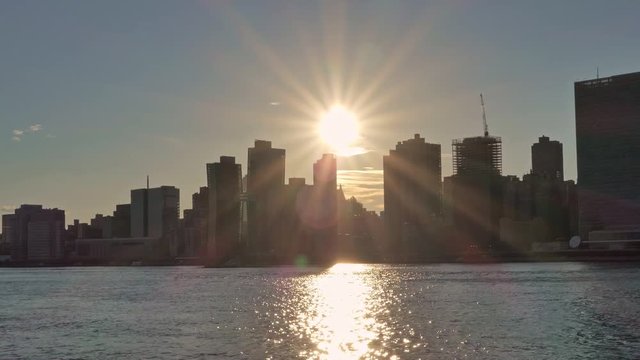 Sunset over Manhattan