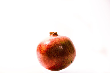 garnet on white background