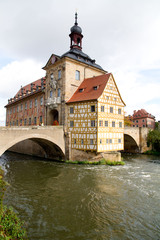 Fototapeta na wymiar Bamberg Altes Rathaus