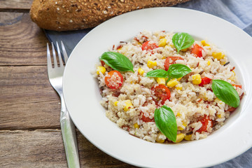 Vegan healthy salad